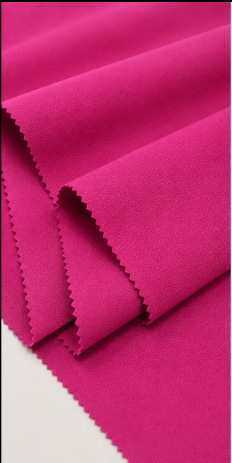 Fuchsia Pink Poly-Viscose